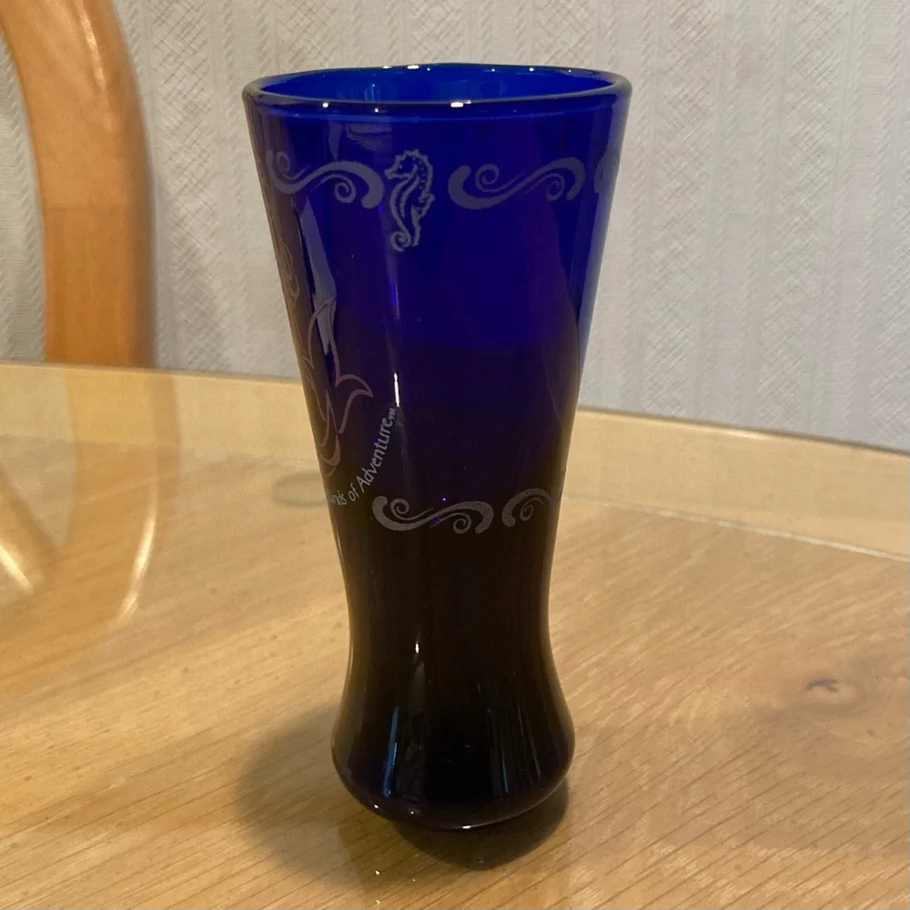 Vintage Shot Glass Universal Studios Islands of Adventure. 90s. Blue; 4 inches.